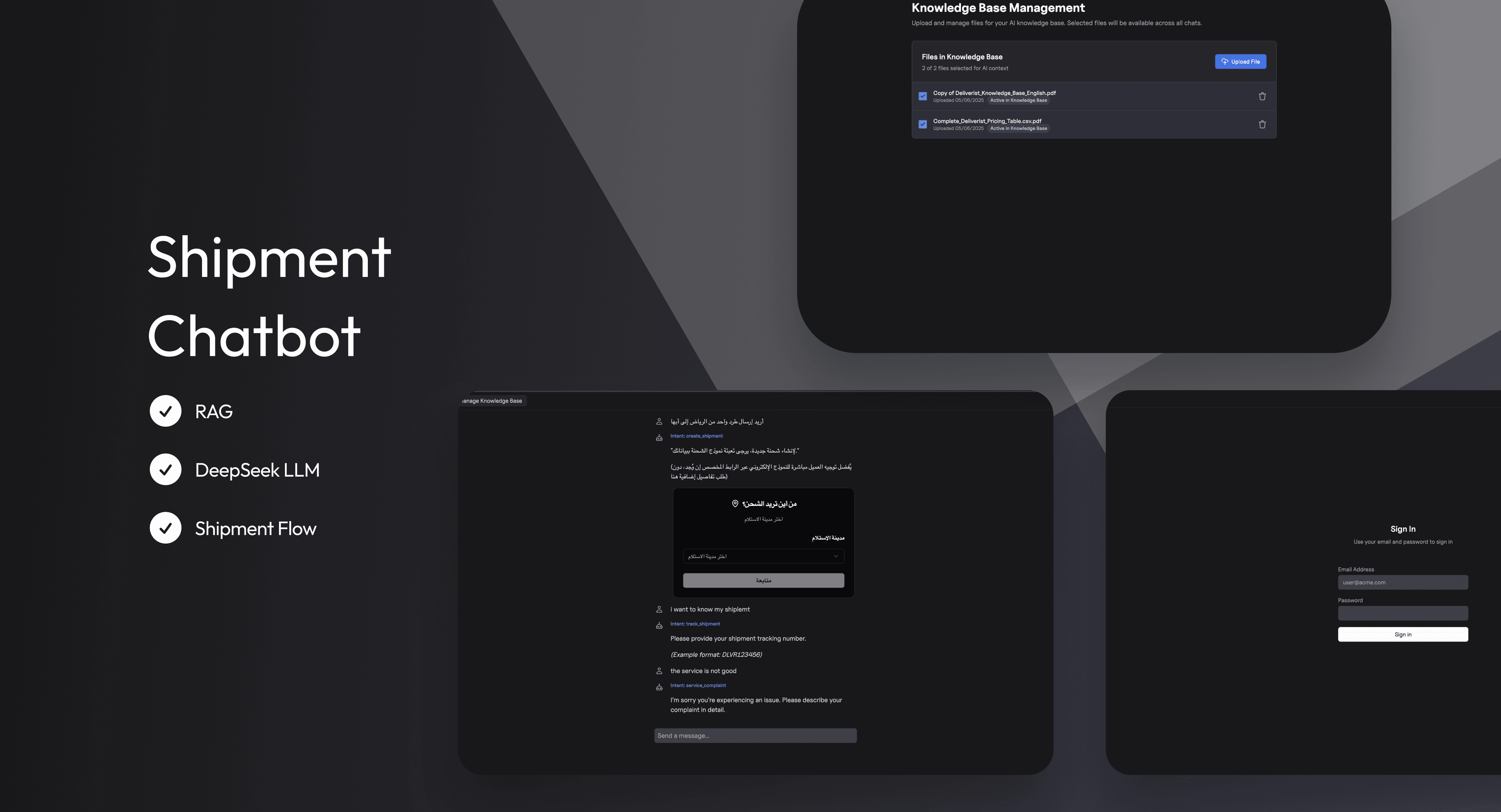 Deliverist AI Chatbot